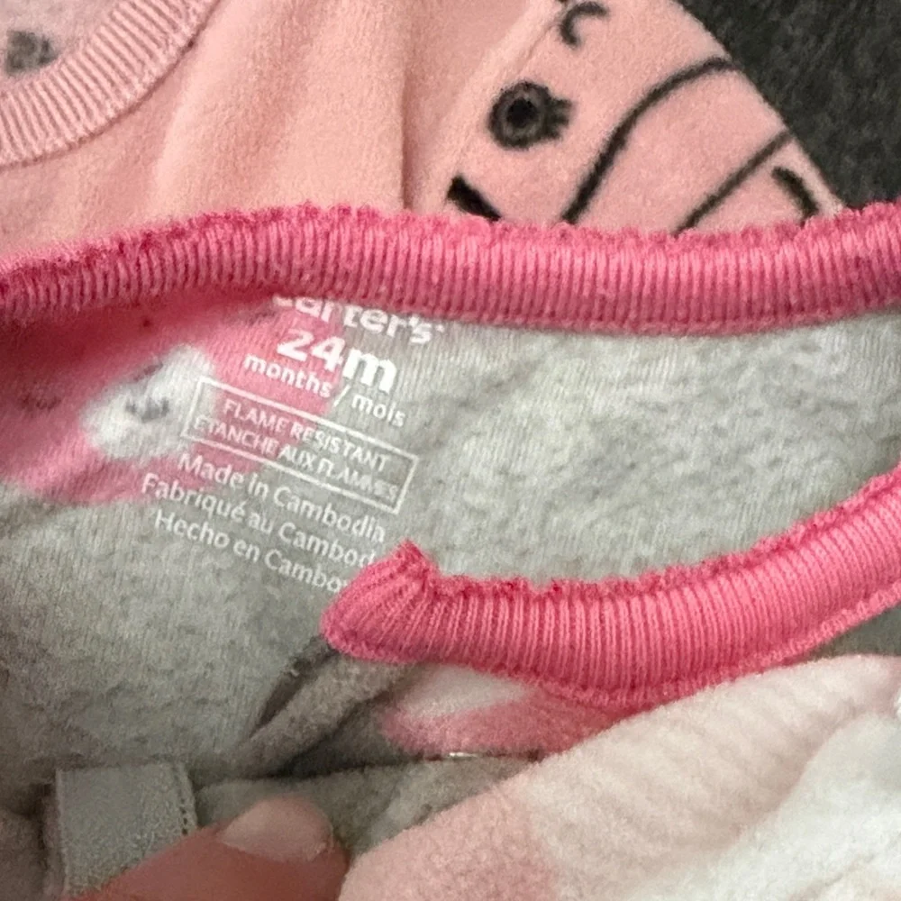 Carter's Colorful Kids Footed Pajamas